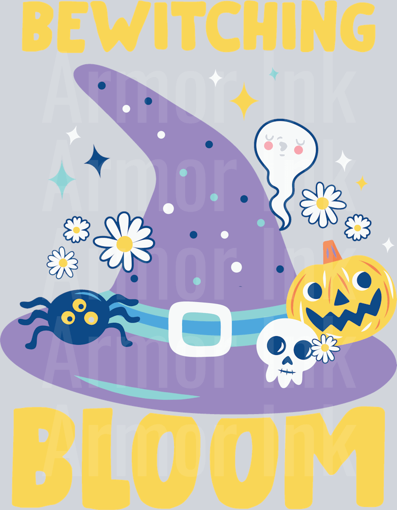 Bewitching Bloom DTF transfer