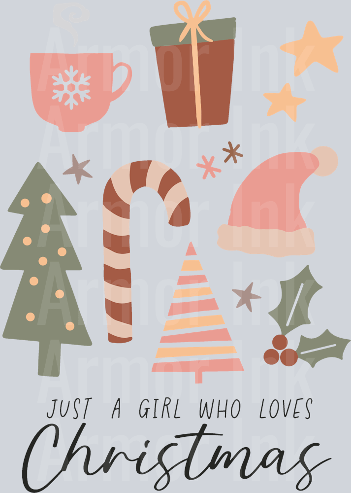 Boho Christmas DTF transfer