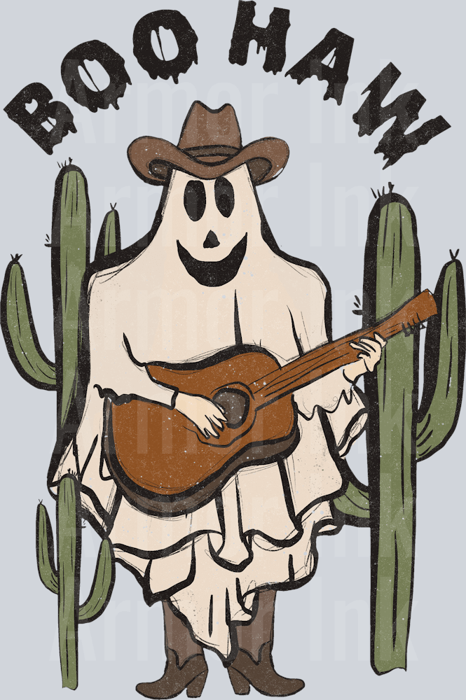 Boo Haw DTF transfer