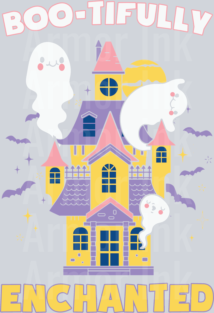 Boo-tifully Enchanted DTF transfer
