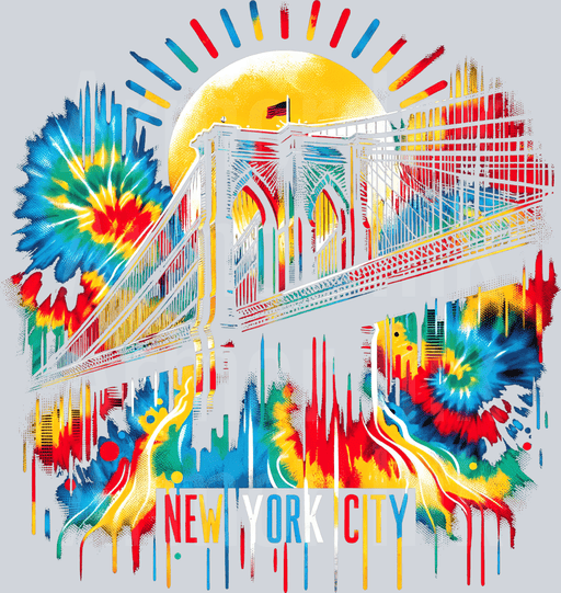 Brooklyn Bridge Tie Dye Blackout