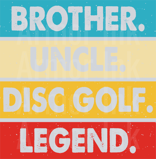 Brother Uncle Disc Golf Legend