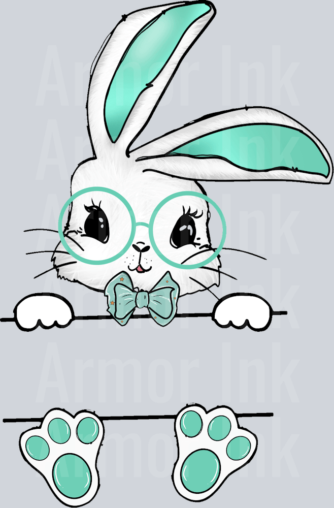 Bunny Easter DTF transfer
