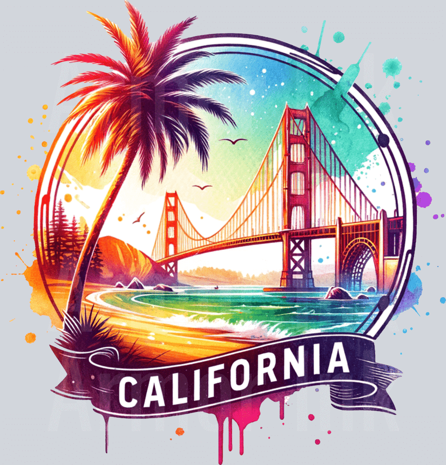 California DTF transfer