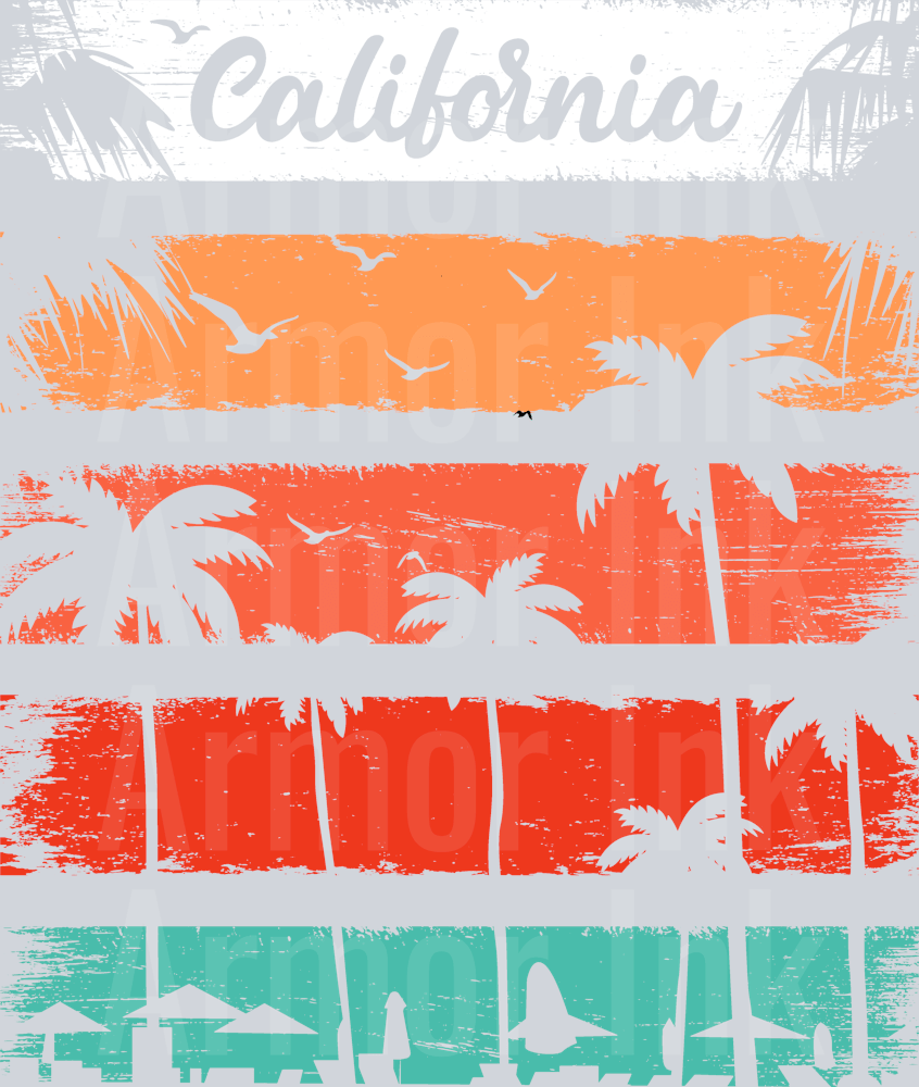 California DTF transfer