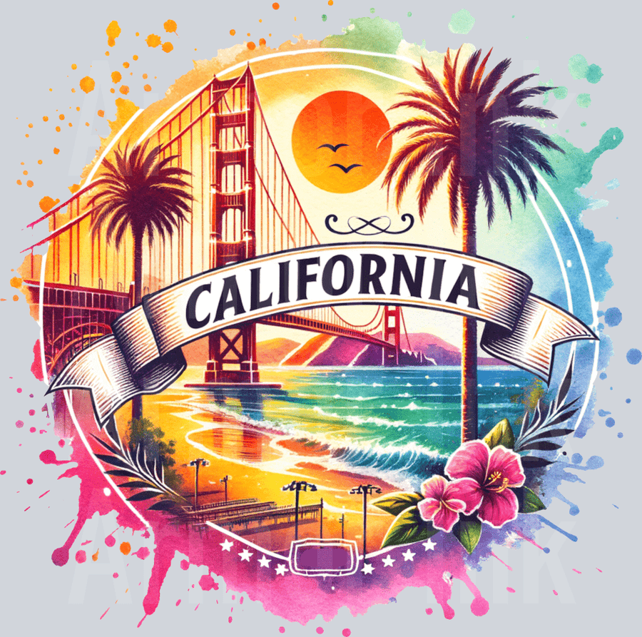 California DTF transfer