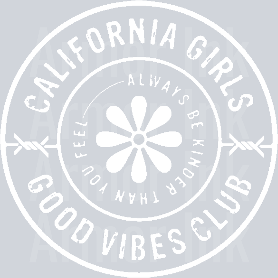 California Girls Good Vibes Club DTF transfer