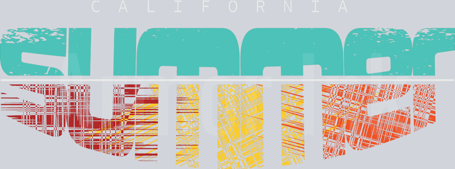 California Summer DTF transfer
