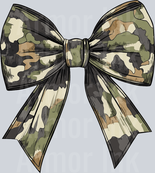 Camo Coquette Bow