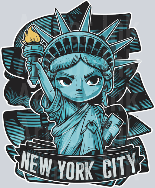 Chibi Statue Of Liberty NYC