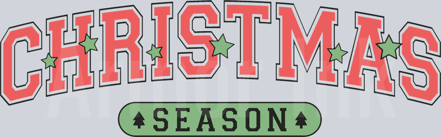 Christmas Season DTF transfer
