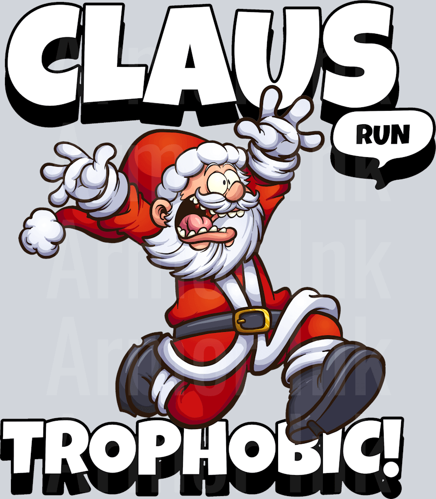 Claus Trophobic DTF transfer