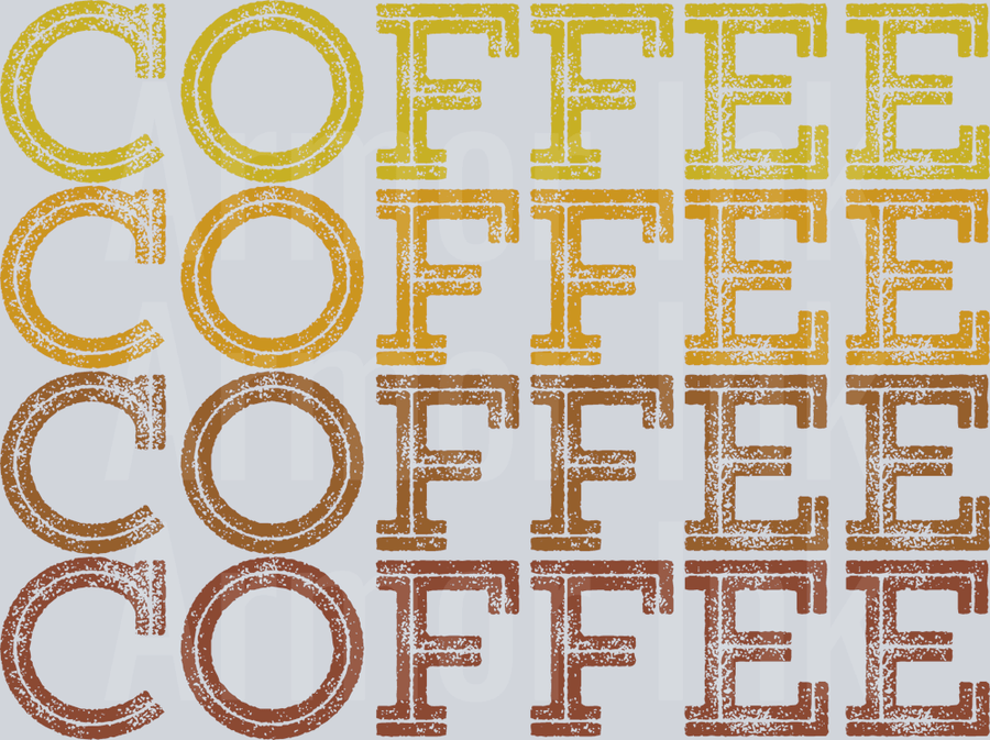 Coffee DTF transfer