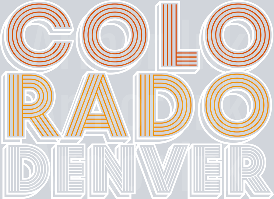 Colorado Denver DTF transfer