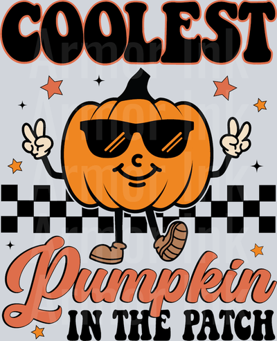 Coolest Pumpkin In The Patch DTF transfer