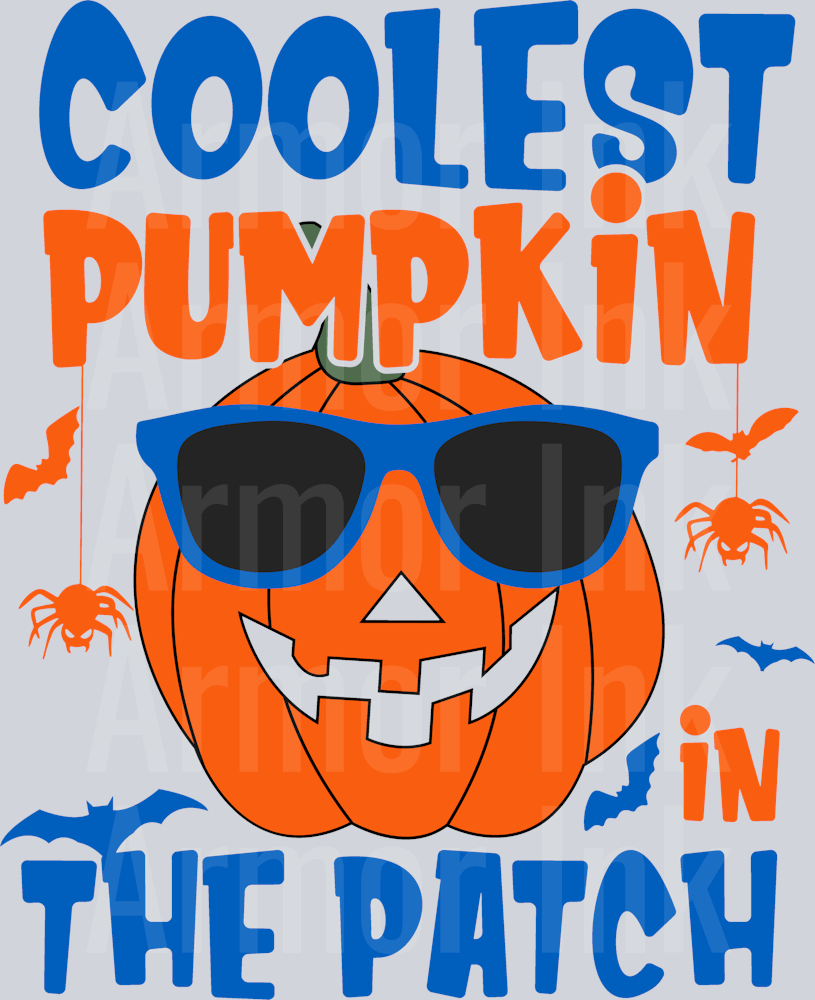 Coolest pumpkin in the patch DTF transfer
