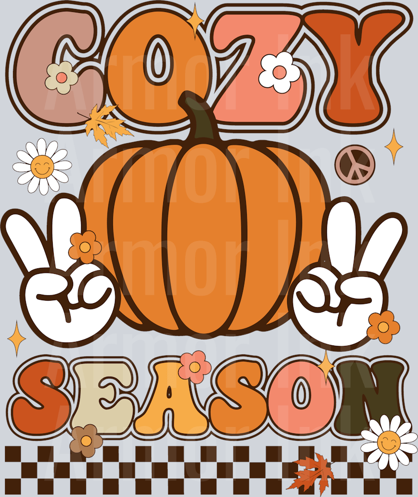 Cozy Season DTF transfer
