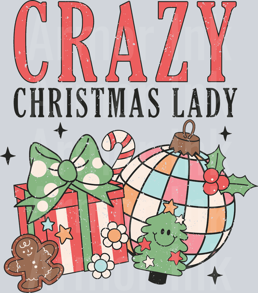 Crazy Christmas Lady
