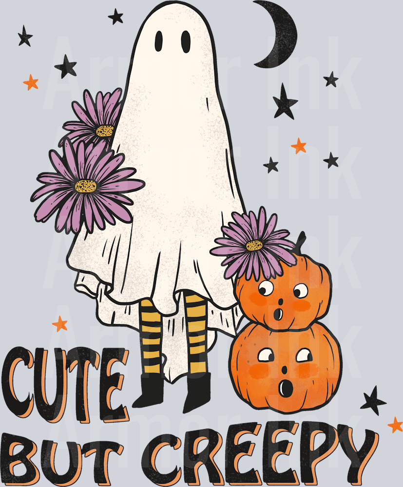 Cute But Creepy DTF transfer