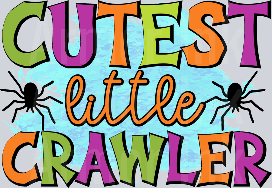 Cutest Little Crawler DTF transfer