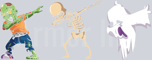 Dabbing Halloween Charecters