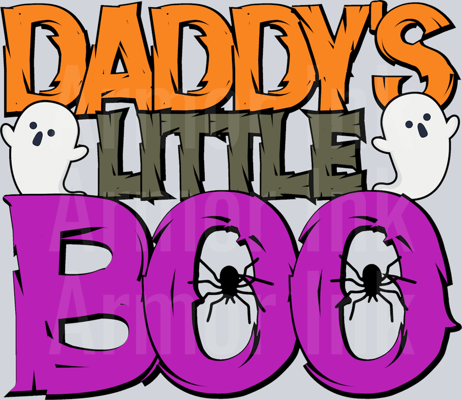 Daddys Little Boo DTF transfer