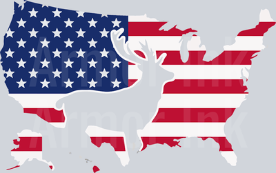 Deer America DTF transfer