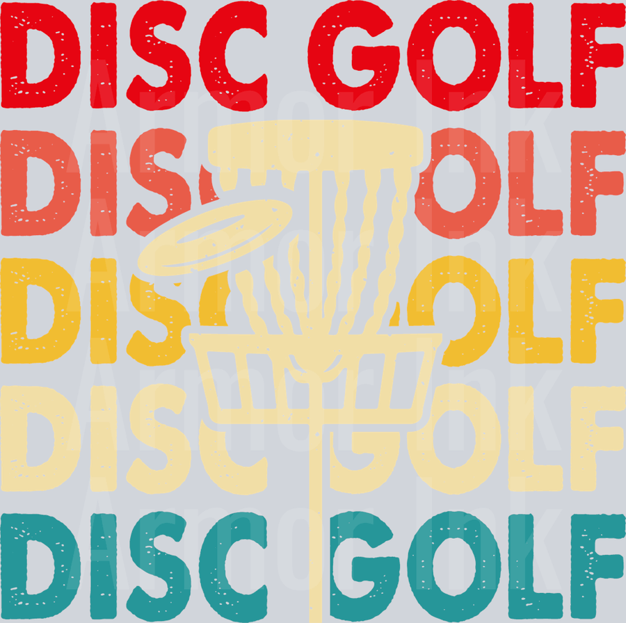 Disc Golf DTF transfer