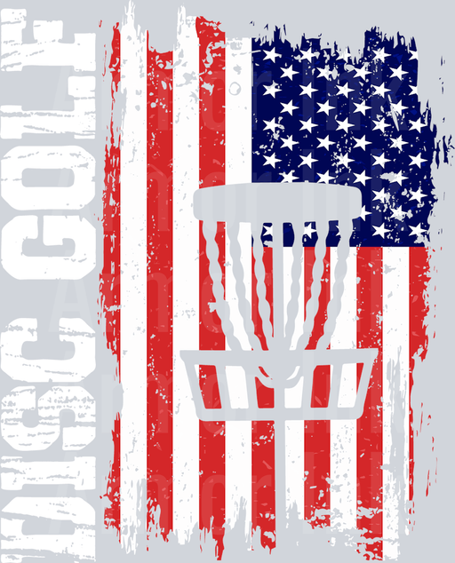 Disc Golf American Flag