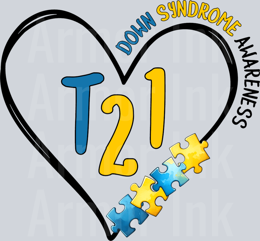 Down Syndrome Awareness DTF transfer