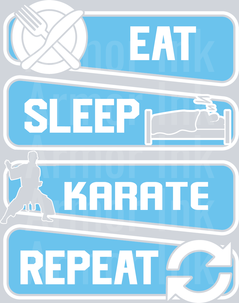 Eat Sleep Karate Repeat