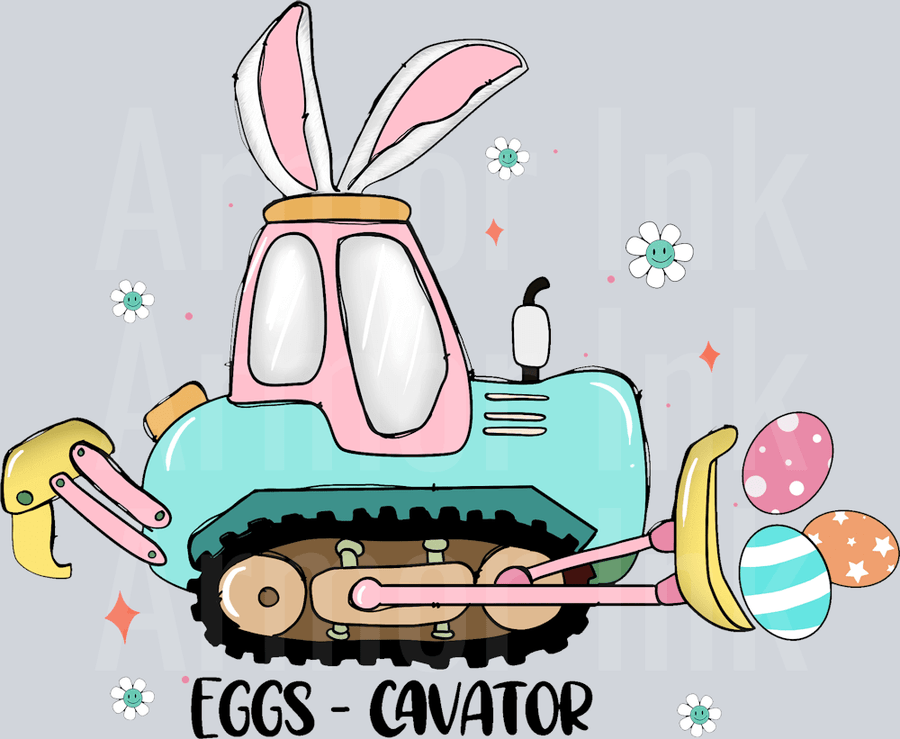 Eggs-cavator DTF transfer