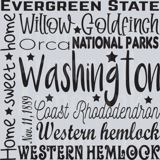 Evergreen State Willow Goldfinch Orca National Parks Washington Coast Western Hemlock