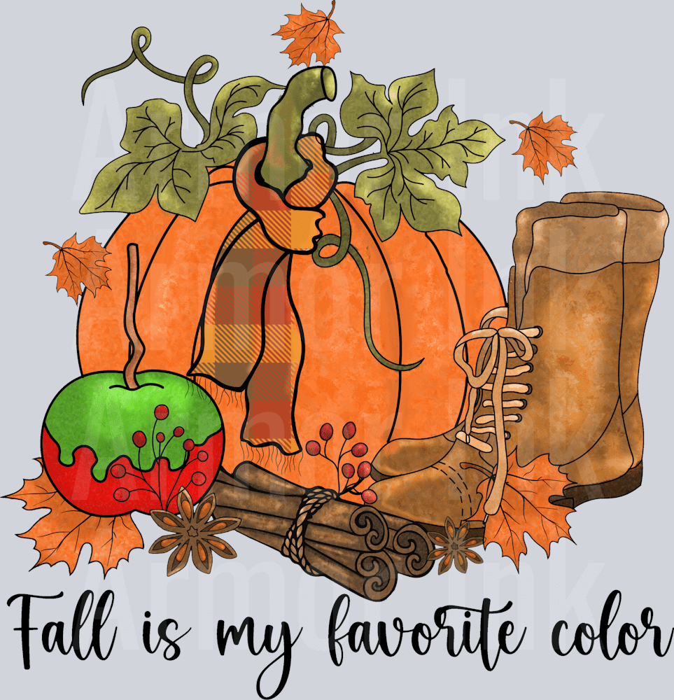 Fall Is My Favorite Color DTF Transfer | Ready-To-Press