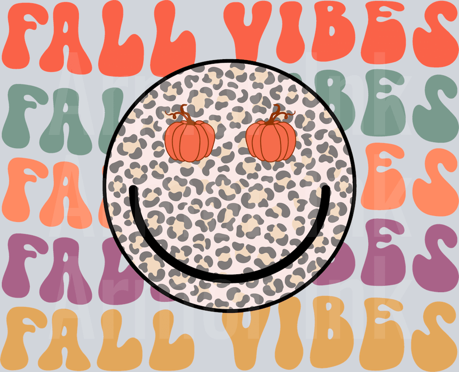 Fall Vibes DTF transfer