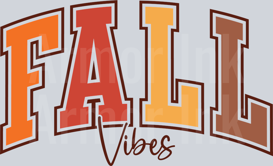 Fall Vibes DTF transfer