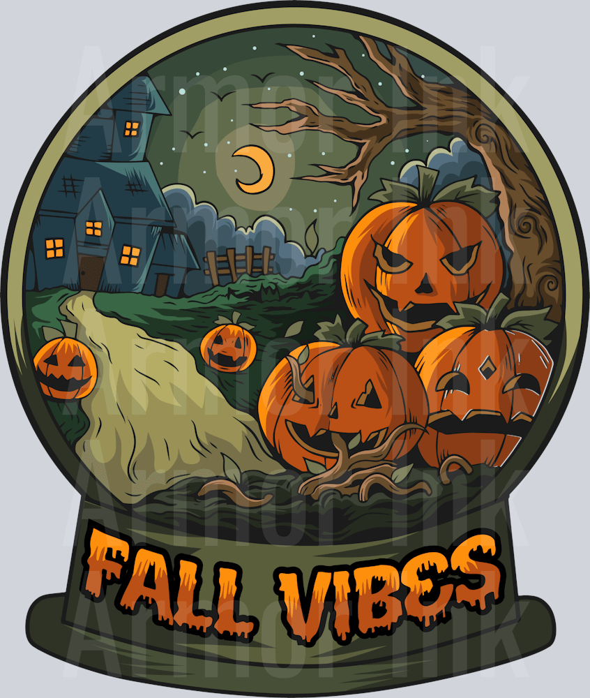 Fall Vibes DTF transfer