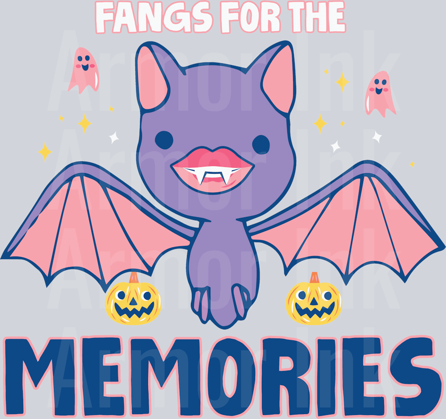 Fangs For The Memories DTF transfer