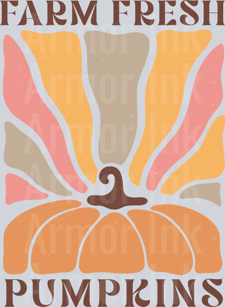 Farm Fresh Pumpkins DTF transfer