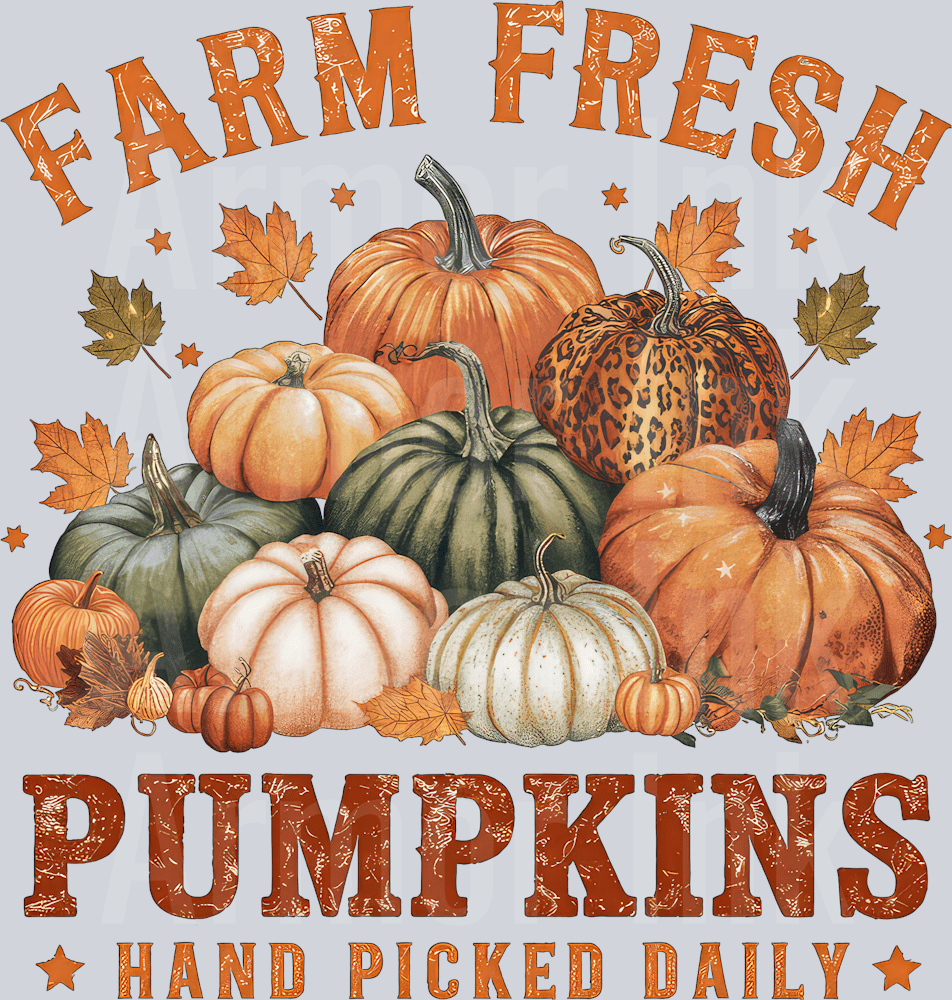 Farm Fresh Pumpkins Hand Picked Daily