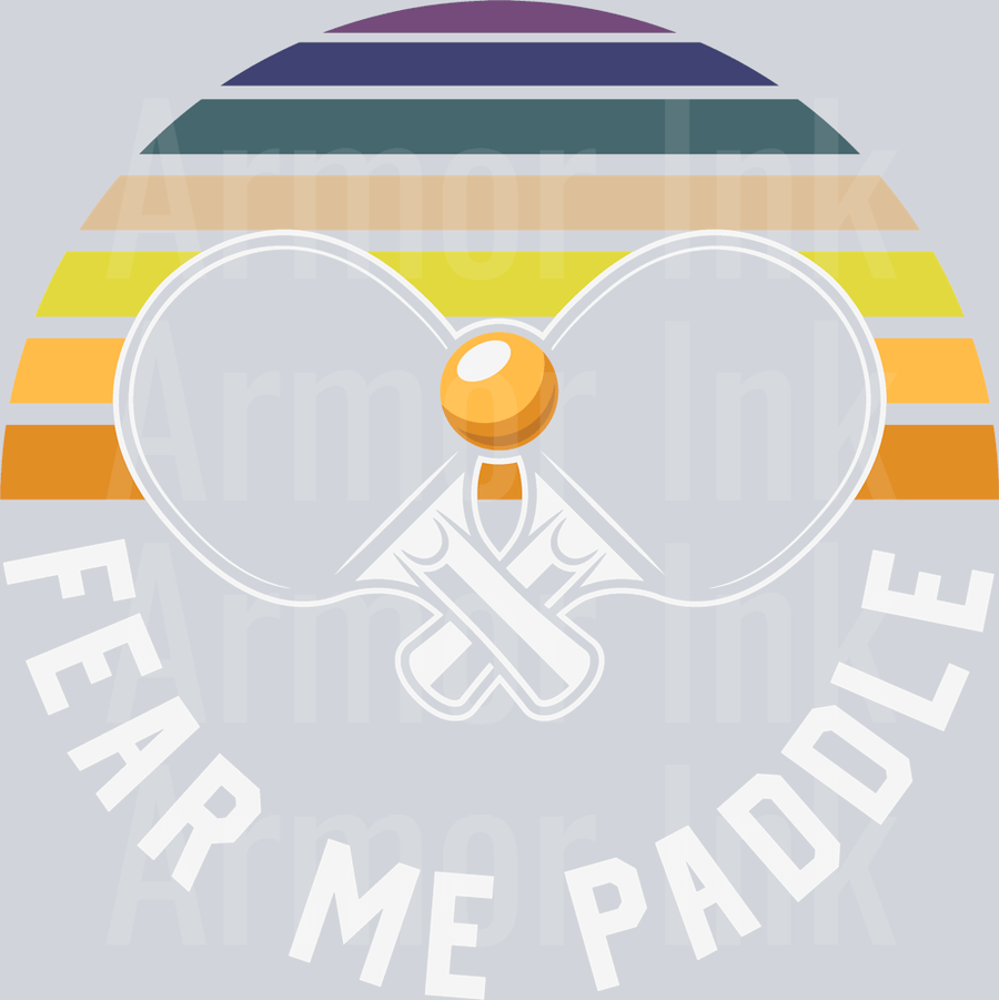 Fear Me Paddle DTF transfer