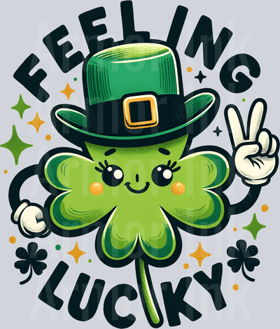 Feeling Lucky DTF transfer