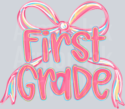 First Grade DTF transfer