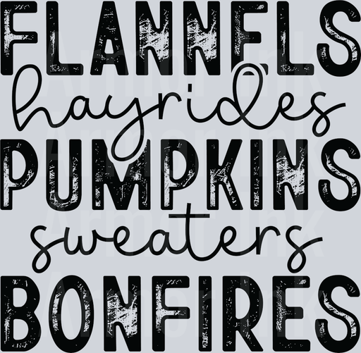 Flannels Hayrides Pumpkins