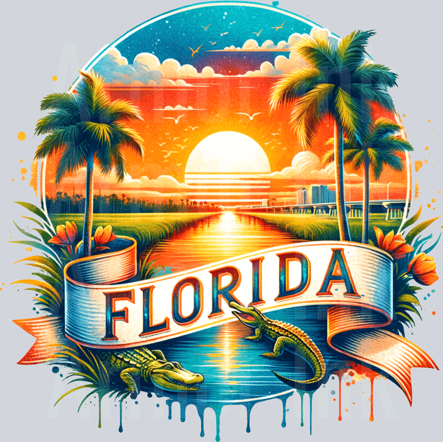 Florida DTF transfer