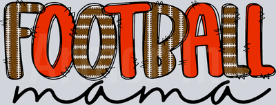 Football Mama Red DTF transfer
