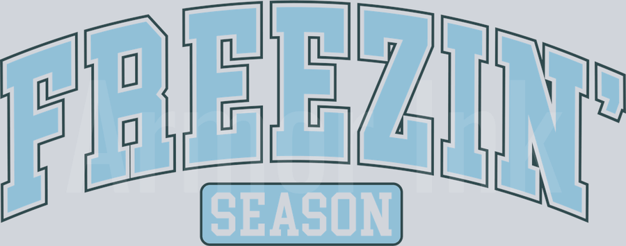 Freezin Season DTF transfer