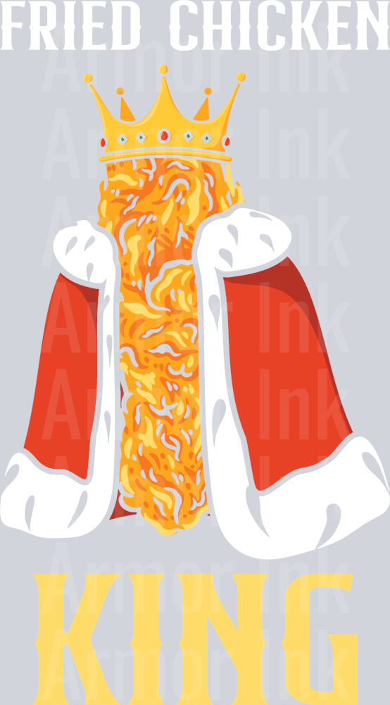 Fried Chicken King DTF transfer