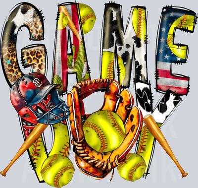Game Day Vibes Softball DTF transfer
