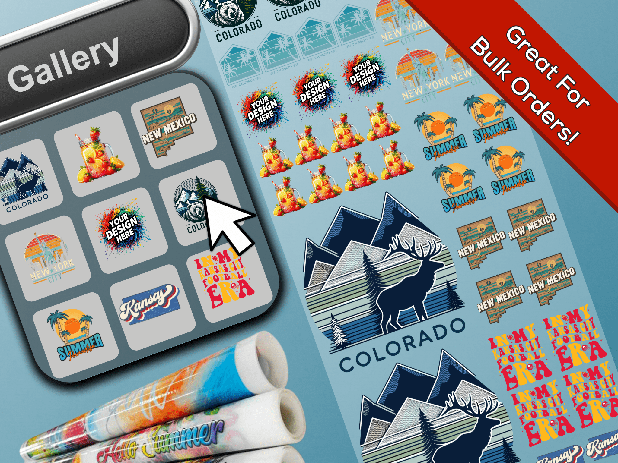 DTF Custom Gang Sheets Builder